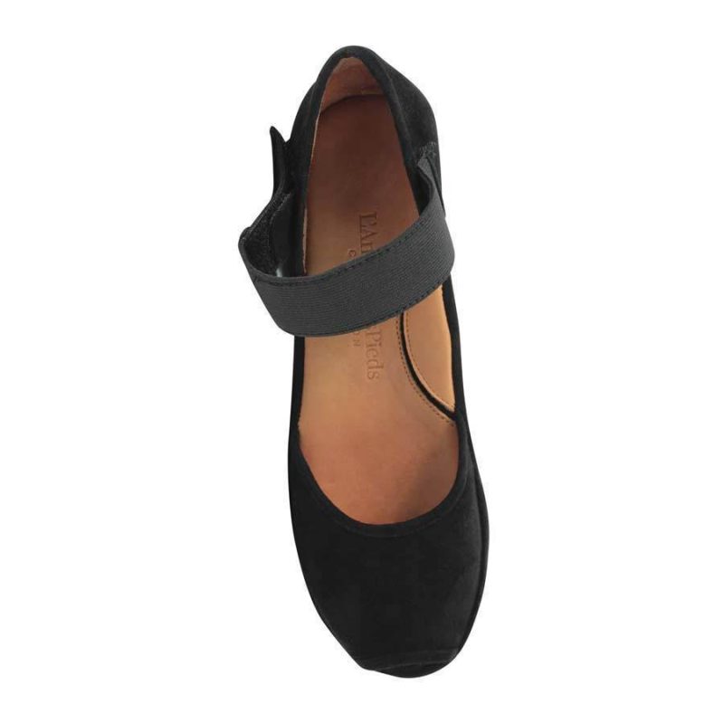 l amour des pieds women s shoes women s amadour black suede platform sandal 29987453647